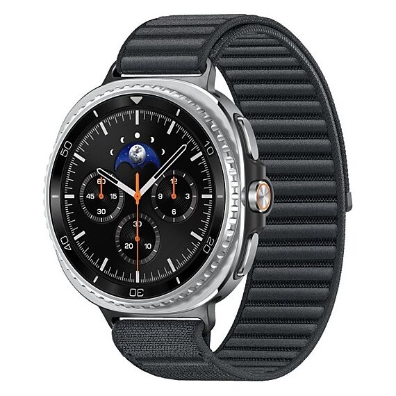 Galaxy Watch8 Classic | 46 мм | Black | Fabric/Graphite | S/M, Размер: 46 мм, Цвет: Black, Тип ремешка: Fabric, Цвет ремешка: Graphite, Размер ремешка: S/M, Подключение часов: Bluetooth / Wi-Fi